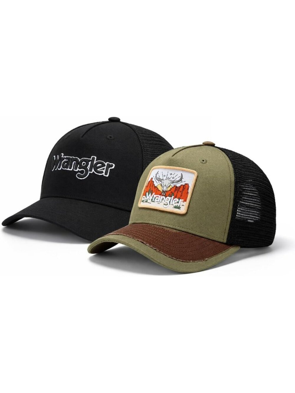 Men's Trucker Hat Set - Breathable Mesh Baseball Cap, Adjustable Snapback